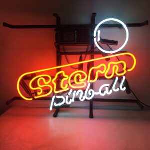 Neon Signs Gift Stern Pinball Real Glass Beer Bar Pub Recreation Room Game Room Wall Window Decoration