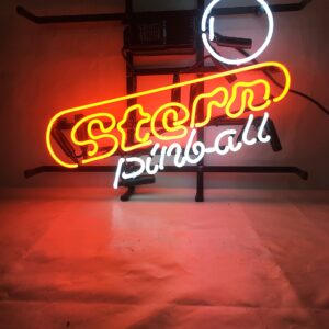 Neon Signs Gift Stern Pinball Real Glass Beer Bar Pub Recreation Room Game Room Wall Window Decoration