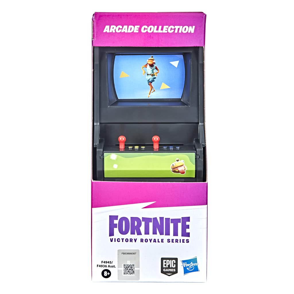 Fortnite Victory Royale Series Arcade Collection Purple Arcade Machine Collectible Toy with Accessories - Ages 8 and Up, 6-inch