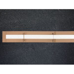 APS 4" x 18' Parking Lot Line Stencil | for Parking Lot Striping | Reusable Parking Lot Stencils for Painting | Parking Line Stencil for Parking Space | Made in USA w/Recycled Cardboard