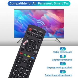 Universal Remote Control for Panasonic TV Remote Control Works for All Panasonic Plasma Viera HDTV 3D LCD LED TV