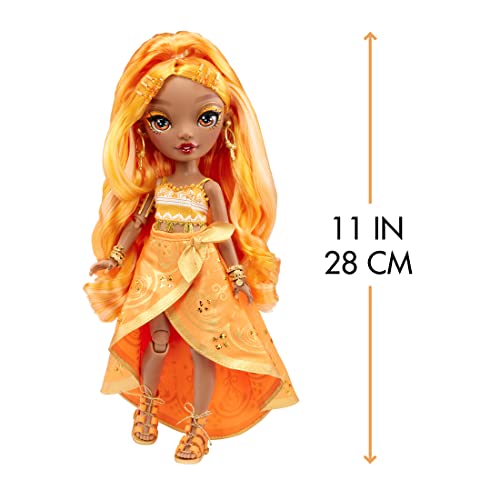 Rainbow High Fashion Doll- Meena Fleur (Saffron Gold)