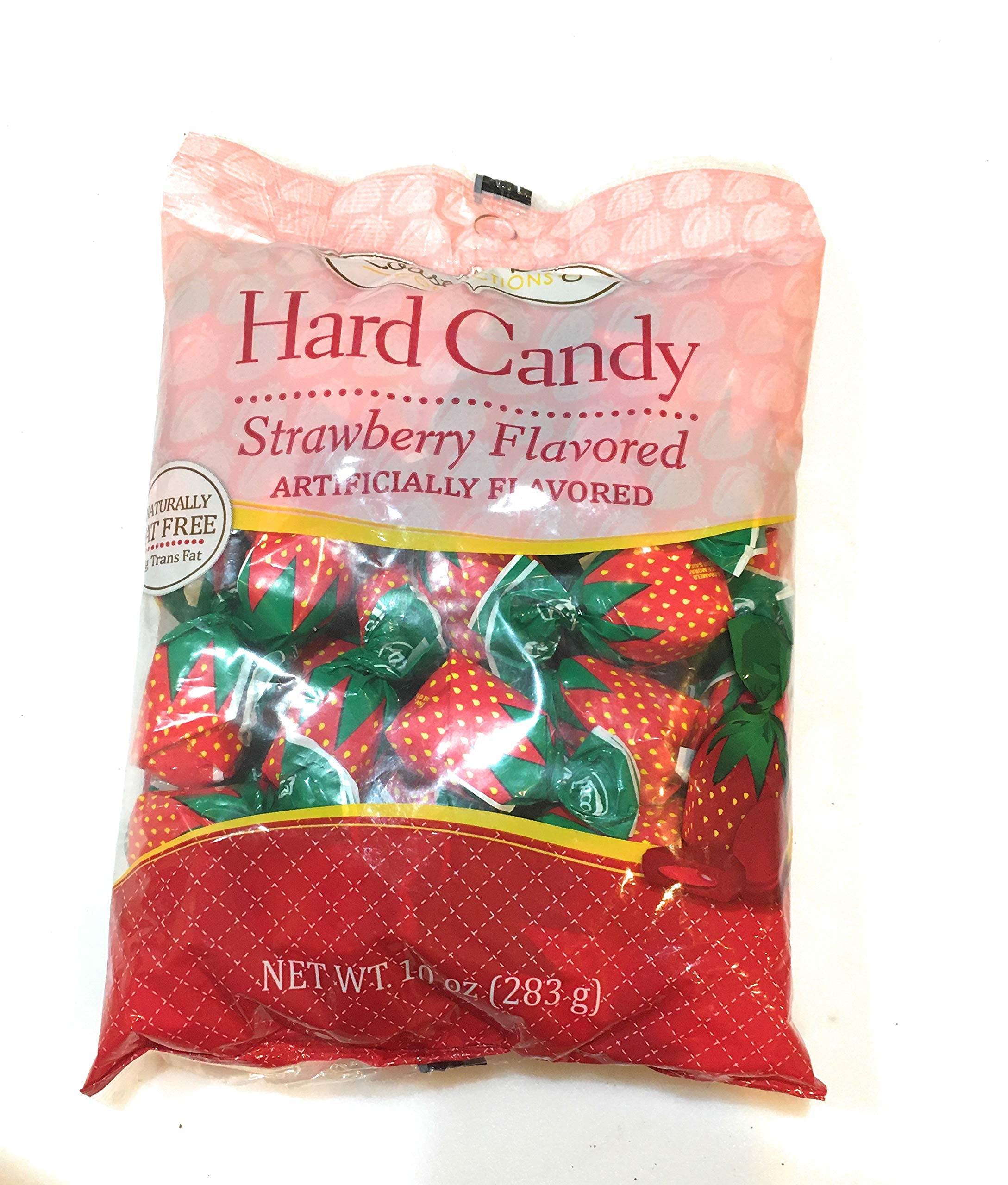 (1) 10 Oz bag Coastal Bay Strawberry Flavored Hard Candy SET OF 4