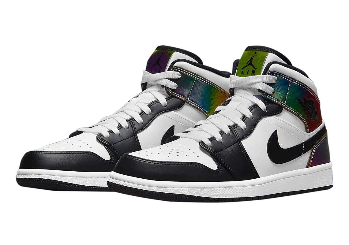 Jordan Mens Air 1 Mid SE DM7802 100 Heat Reactive - Size 9 White/Black