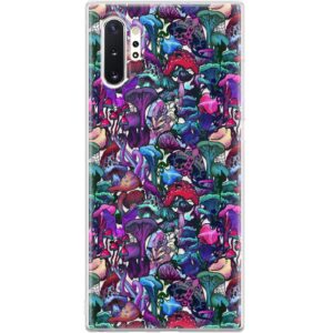 tpu phone case compatible with samsung a72 a71 5g a70 a51 a50 a32 a21 a11 a12 a13 a14 a01 trippy flexible forest witchy lightweight mushrooms shockproof fly agaric silicone magic protective soft