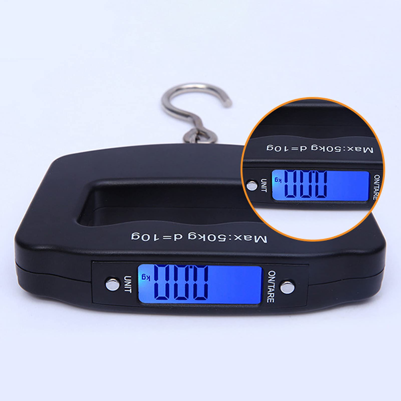 50kg Portable Hook/Strap Digital Electronic Luggage Travel Bag Scale Balance