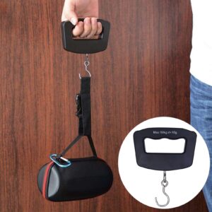 50kg Portable Hook/Strap Digital Electronic Luggage Travel Bag Scale Balance