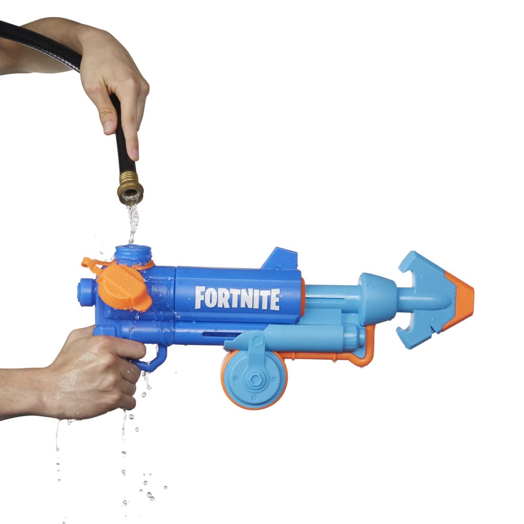 NERF Super Soaker Fortnite HG Water Blaster - Pump-Action Soakage for Outdoor Summer Water Games - for Teens, Adults