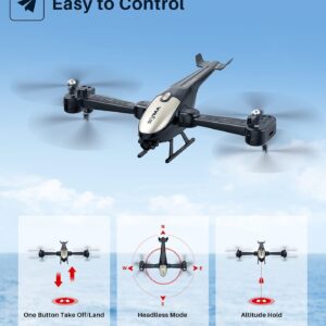 Helicopter Drone with Camera for Adults 1080P HD FPV Cameras, SYMA Remote Control Helicopters Toys for Boys Girls with Flight Route Mod, Altitude Hold, Headless Mode, 3D Flips and 2 Batteries