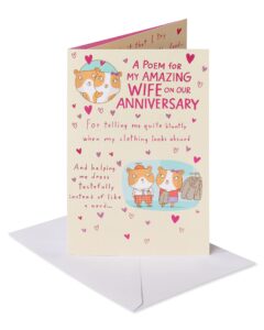 american greetings anniversary card for wife (my amazing wife)