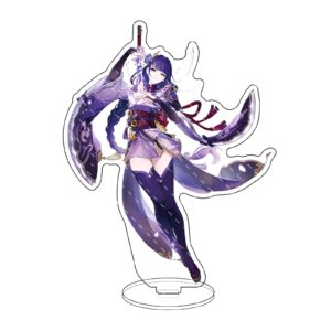 genshin impact characters acrylic stand figure,colorful and exquisite character design for game fans' collection (baal)