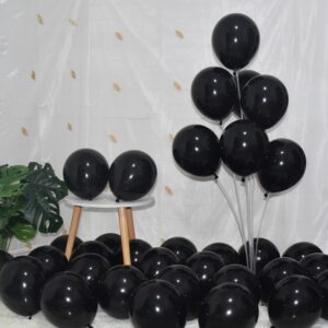 baokuanhu 400 pack black balloons, 5 inch black latex balloons helium balloons party decorations supplies