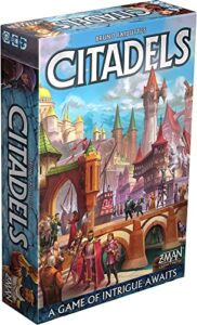 citadels revised edition board game - master builder showdown! medieval strategy game for kids & adults, ages 10+, 2-8 players, 30-60 min playtime, made by z-man games