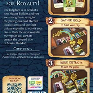 Citadels Revised Edition Board Game - Master Builder Showdown! Medieval Strategy Game for Kids & Adults, Ages 10+, 2-8 Players, 30-60 Min Playtime, Made by Z-Man Games