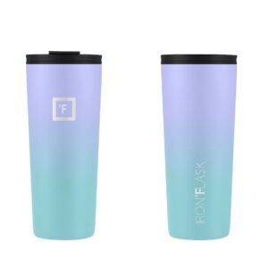 IRON °FLASK Classic Tumbler 2.0-2 Lids (Straw/Flip), Vacuum Insulated Stainless Steel Water Bottle, Double Walled, Drinking cup, Thermo Travel Mug - Cotton Candy, 24 Oz