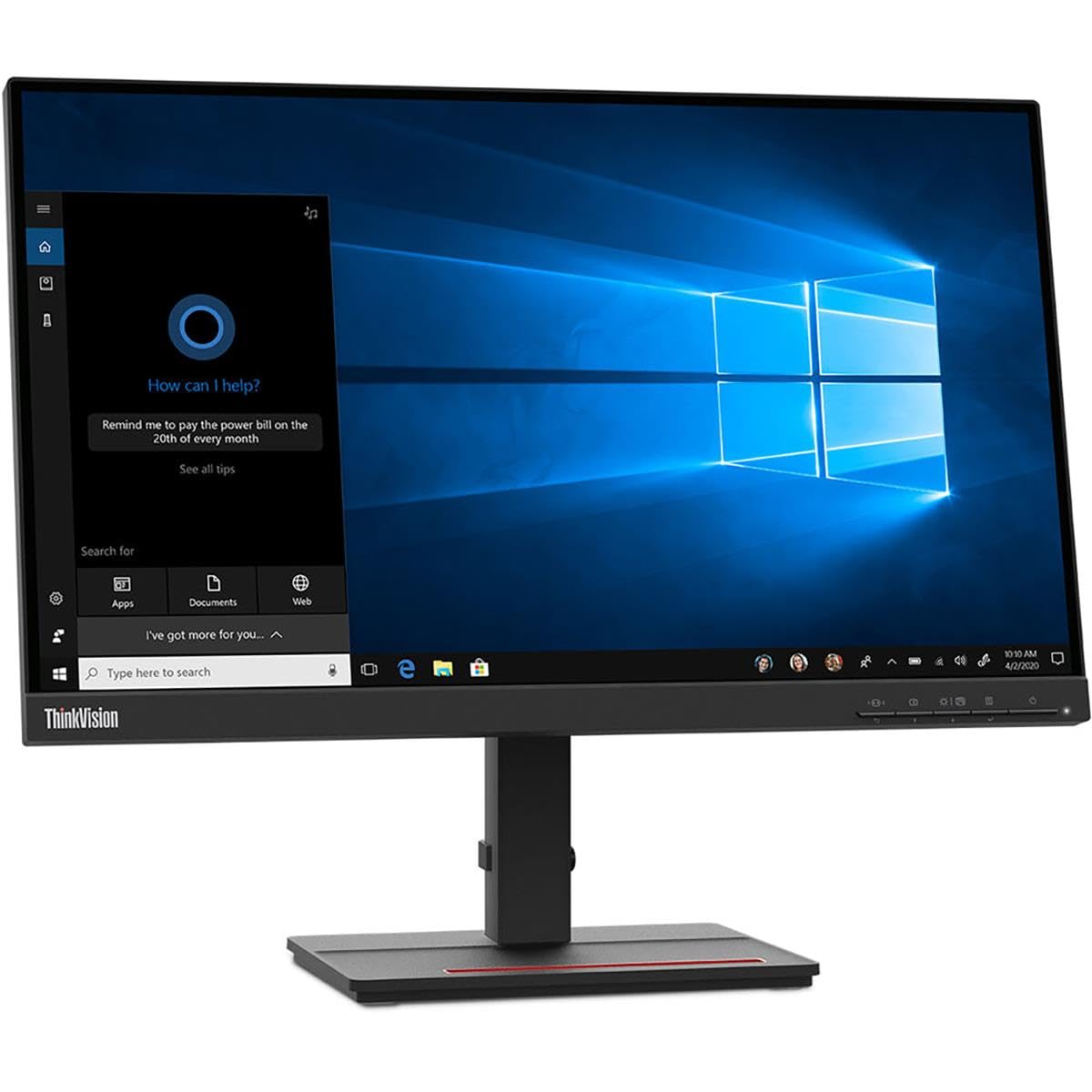 Lenovo ThinkVision S22e-20 21.5" Full HD WLED LCD Monitor - 16:9 - Raven Black