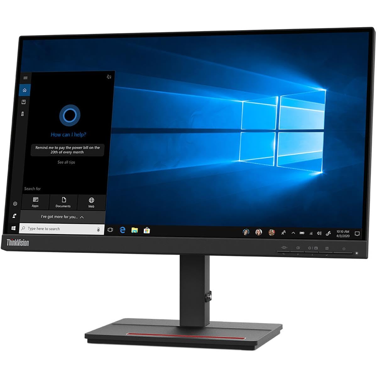 Lenovo ThinkVision S22e-20 21.5" Full HD WLED LCD Monitor - 16:9 - Raven Black