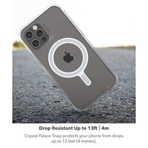 Gear4 ZAGG Crystal Palace Snap Case - Crystal Clear Impact Protection with MagSafe Compatibility for Apple iPhone 13 Pro - Clear,702008200