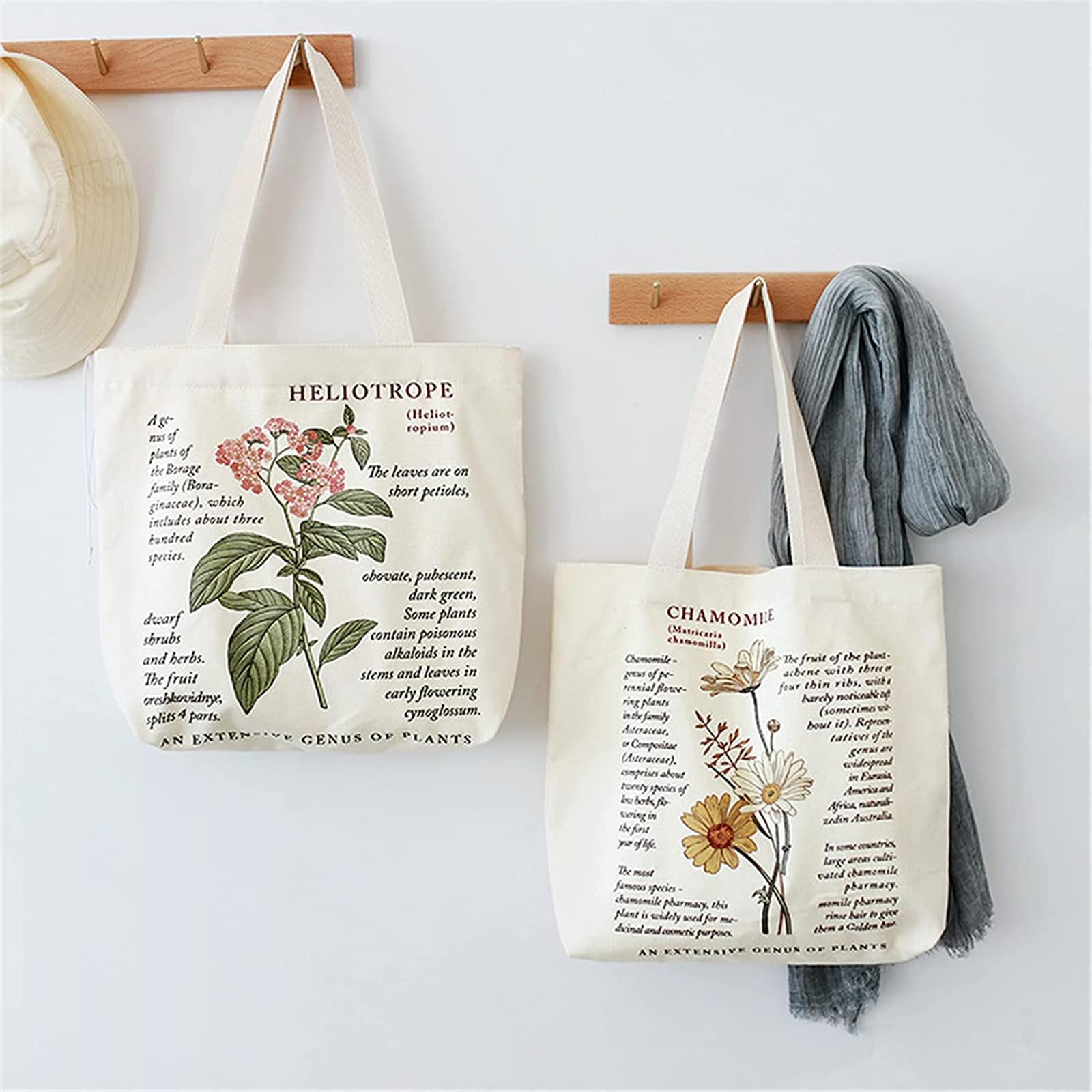 BROADREAM Canvas Tote Bag Aesthetic - Zippered Book Tote Bag with Interior Pocket by Cute Shoulder Tote Bags for Women Shopping & Travel - Best Gift for Teacher Mom Friendship Wife Classmate Birthday