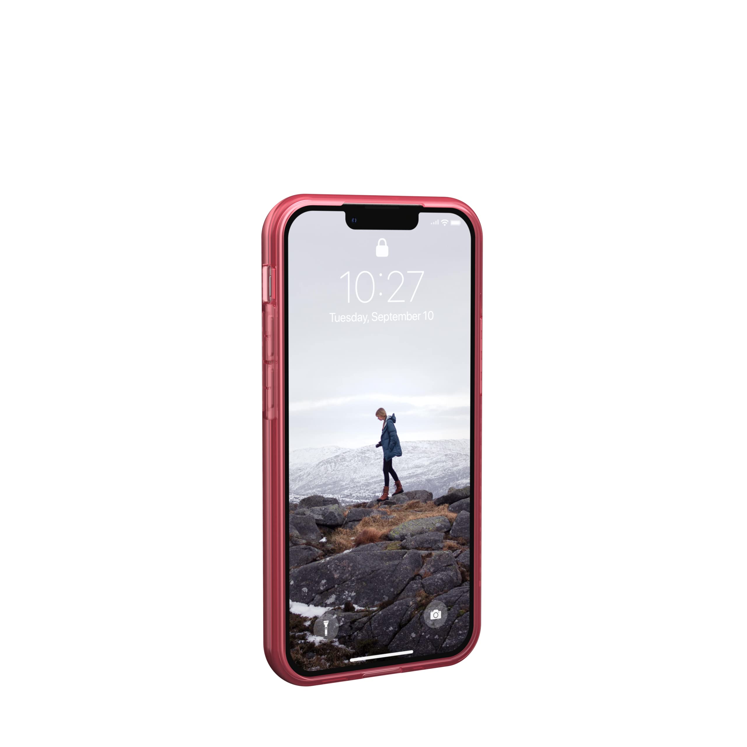 URBAN ARMOR GEAR [U] by UAG Designed for iPhone 13 Mini Case Red Clay Lucent Slim Fit Lightweight Stylish Transparent Impact Resistant Protective Phone Cover, [5.4 inch Screen]