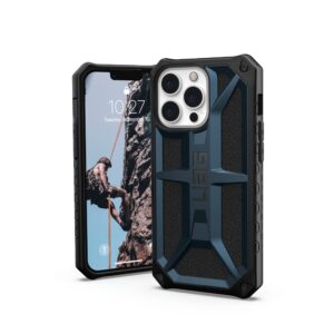 URBAN ARMOR GEAR UAG Designed for iPhone 13 Pro Case Blue Mallard Rugged Lightweight Slim Shockproof Premium Monarch Protective Cover, [6.1 inch Screen]