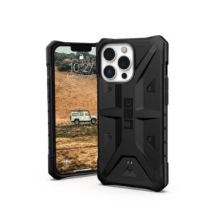 URBAN ARMOR GEAR UAG Designed for iPhone 13 Pro Case Black Rugged Lightweight Slim Shockproof Pathfinder Protective Cover, [6.1 inch Screen]