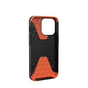 URBAN ARMOR GEAR UAG Designed for iPhone 13 Pro Case Black Sleek Ultra-Thin Shock-Absorbent Civilian Protective Cover, [6.1 inch Screen]