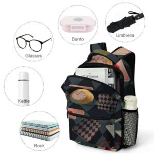 Travel Laptop Backpack Wonderland Floating Decoration Large Capacity Business Ddurable Water Resistant College Laptop iPad Tablet Bag for Men and Women