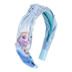 luv her disney frozen 2 elsa knot headband with diamond - headbands for girls - hair accessories for her