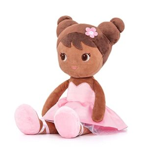 lazada african american baby dolls gifts soft plush girl toys brown skin 16"