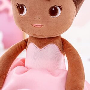 Lazada African American Baby Dolls Gifts Soft Plush Girl Toys Brown Skin 16"