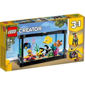 lego creator fish tank 31122 exclusive 3-in-1 building set,8 years and up