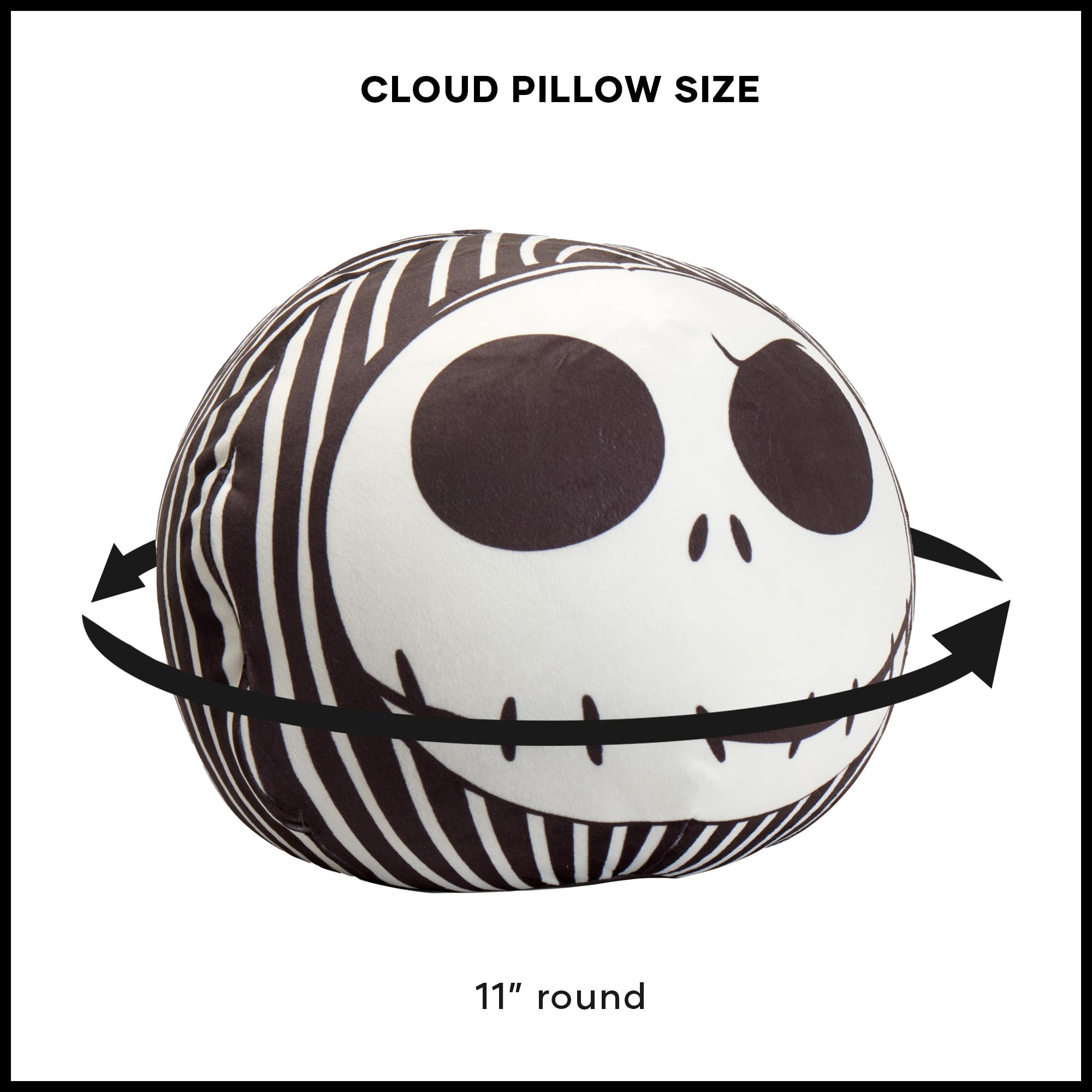 Northwest,Polyester Cloud Pillow, 1 Count (Pack of 1), Jack Grin