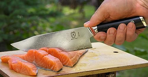 Mercer Culinary M13795 Premium Grade Super Steel, 8-Inch The Hunter Chef's Knife, G10 Handle