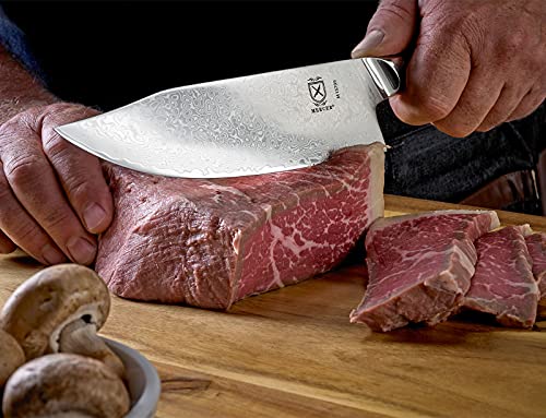 Mercer Culinary M13795 Premium Grade Super Steel, 8-Inch The Hunter Chef's Knife, G10 Handle