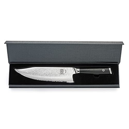 Mercer Culinary M13795 Premium Grade Super Steel, 8-Inch The Hunter Chef's Knife, G10 Handle