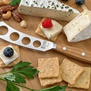 Mercer Culinary Renaissance Olive Wood Soft Cheese Knife, 5-Inch