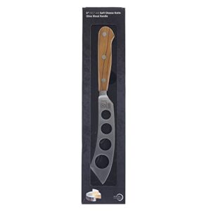 Mercer Culinary Renaissance Olive Wood Soft Cheese Knife, 5-Inch