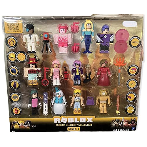 Roblox Celebrity Collection - Series 4 Figure 12pk (Roblox Classics) (Includes 12 Exclusive Virtual Items)