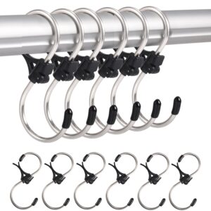 yuiisenn 12pcs s hooks for hanging - anti-drop stainless steel metal hangers hanging hooks, for kitchen, work shop, bathroom, garden - 2.5 inch, small