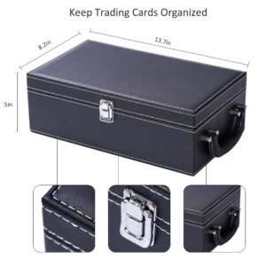 Holds 2000+Card Case Holder Trading Card Box Organizer Storage Comlatible with C.A.H,Yugioh,Phase10,Uno,MTG,Dominion,Baseball Card, Sport Cards, Fits Main Game and All Expansions(Case Only)