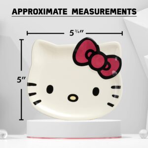 Hello Kitty Sanrio Jewelry Dish - Ceramic Trinket Tray and Ring Dish Jewelry Tray Officially Licensed