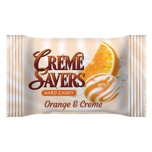 Creme Savers Orange and Creme Hard Candy | The Taste of Fresh Orange Swirled in Rich Cream | The Original Classic Creme Savers Brought To You By Iconic Candy | 6.25oz Bag