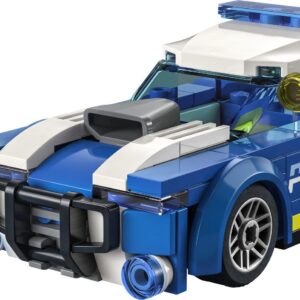 LEGO City Police Car Toy 60312 for Kids 5 plus Years Old with Officer Minifigure, Small Gift Idea, Adventures Series, Car Chase Building Set