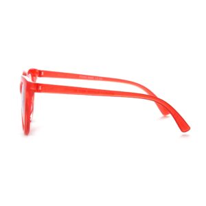 Betsey Johnson womens Rhett Blue Light Glasses Reading Glasses, Shiny Red, 62mm US