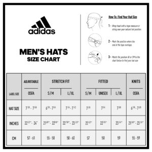 adidas Men's VMA Relaxed Fit Strapack Slight Precurve Brim Adjustable Hat, Black/Gunmetal/Carbon Grey, One Size