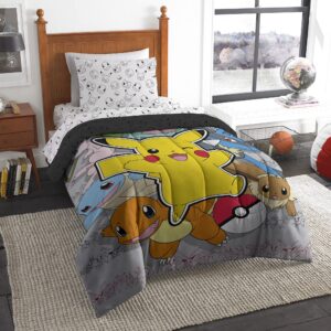 Northwest Pokemon Bed in a Bag Set, Twin, Battle Squad