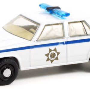 1983 Ford LTD Crown Victoria Police White Terminator 2: Judgment Day (1991) Movie Hollywood Series 1/64 Diecast Model Car by Greenlight 44920 D