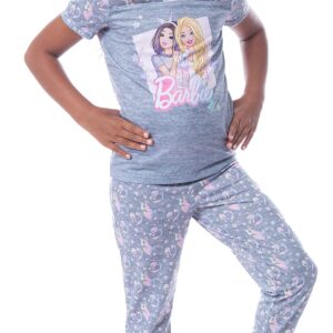 INTIMO Barbie Girls' Unicorn Barbie Skipper Shirt And Pants Jogger Pajama Set (4/5)