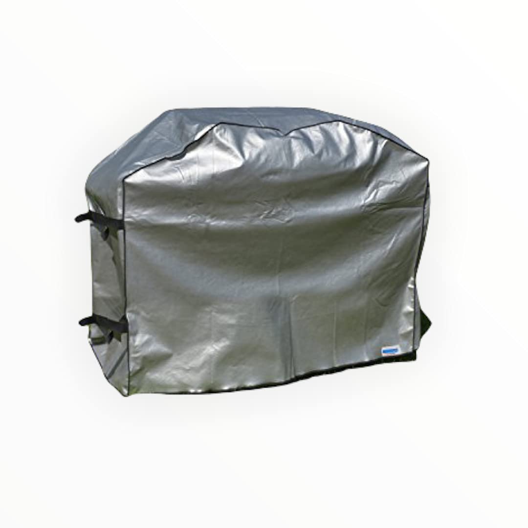 Comp Bind Technology Grill Cover, Compatible with Dyna-Glo 5 Burner Gas Grill Model DGH474CRP, Outdoor and Waterproof Grey Padded Cover Dimensions 55.2''W x 23.9''D x 47''H by Comp Bind